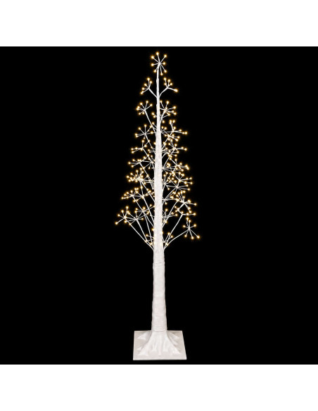 Albero di Natale Starburst Bianco 17 x 17 x 150 cm Plastica