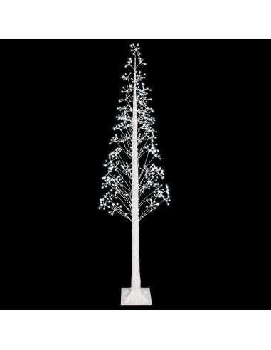 Albero di Natale Starburst Bianco 25 x 25 x 210 cm Plastica