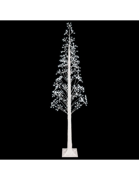 Albero di Natale Starburst Bianco 25 x 25 x 210 cm Plastica