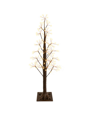 Albero di Natale Starburst Marrone 17 x 17 x 120 cm Plastica