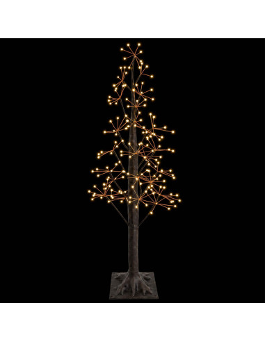 Albero di Natale Starburst Marrone 17 x 17 x 120 cm Plastica