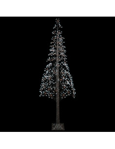 Albero di Natale Starburst Marrone 240 cm Plastica 688 LED 2