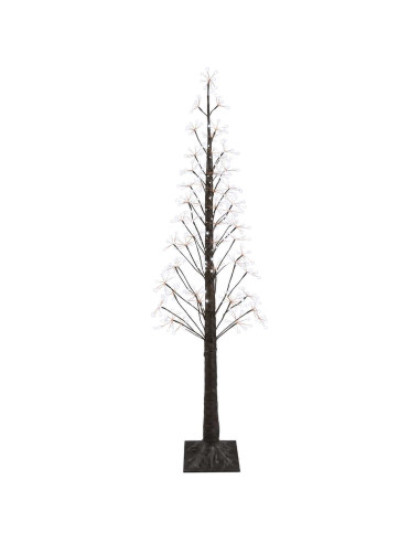 Albero di Natale Starburst Marrone 17 x 17 x 180 cm Plastica