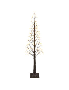 Albero di Natale Starburst Marrone 17 x 17 x 180 cm Plastica 2