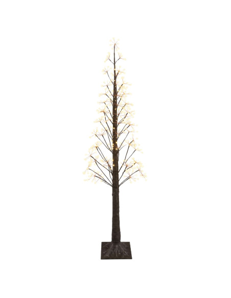 Albero di Natale Starburst Marrone 17 x 17 x 180 cm Plastica