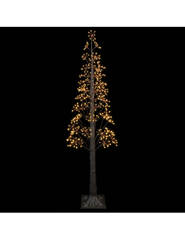 Albero di Natale Starburst Marrone 17 x 17 x 180 cm Plastica