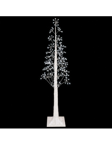 Albero di Natale Starburst Bianco 17 x 17 x 150 cm Plastica