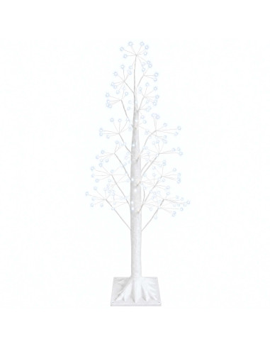Albero di Natale Starburst Bianco 17 x 17 x 120 cm Plastica