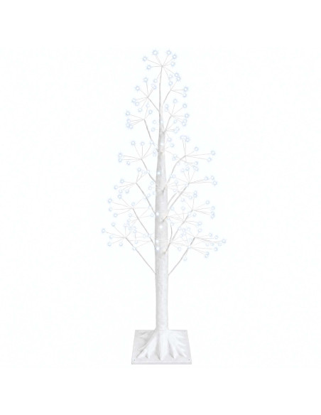 Albero di Natale Starburst Bianco 17 x 17 x 120 cm Plastica