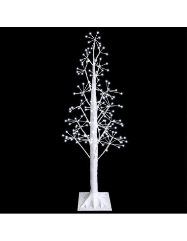 Albero di Natale Starburst Bianco 17 x 17 x 120 cm Plastica