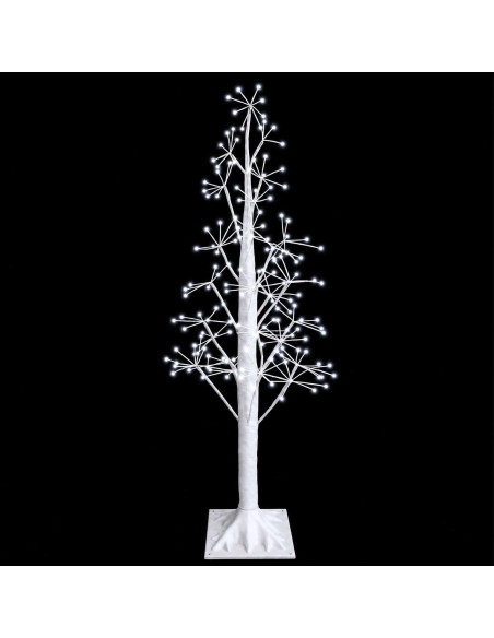 Albero di Natale Starburst Bianco 17 x 17 x 120 cm Plastica