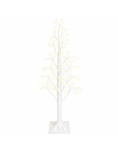 Albero di Natale Starburst Bianco 17 x 17 x 120 cm Plastica 2