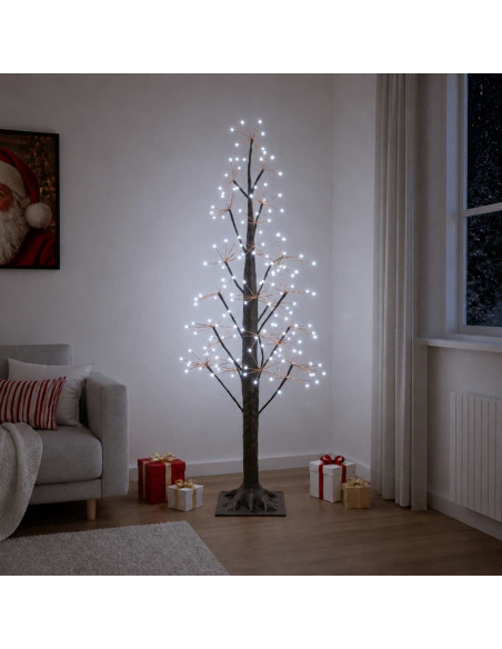 Albero di Natale Starburst Marrone 17 x 17 x 150 cm Plastica
