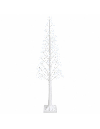 Albero di Natale Starburst Bianco 17 x 17 x 180 cm Plastica