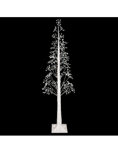 Albero di Natale Starburst Bianco 17 x 17 x 180 cm Plastica