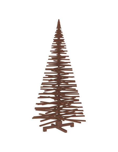 Albero di Natale in legno KOTKA 210 cm Legno Massello di Pino