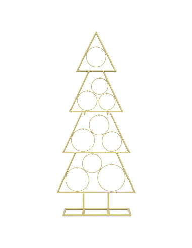 Albero di Natale in metallo con supporto KUOPIO 90 cm Acciaio