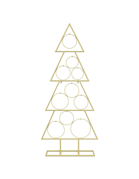 Albero di Natale in metallo con supporto KUOPIO 90 cm Acciaio