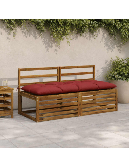 Cuscino per panchina VIANEN 100% Poliestere Rosso