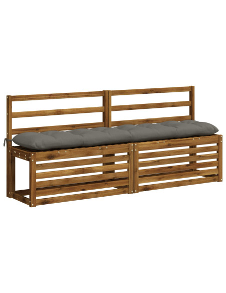 Cuscino per panchina VIANEN 100% Poliestere Grigio