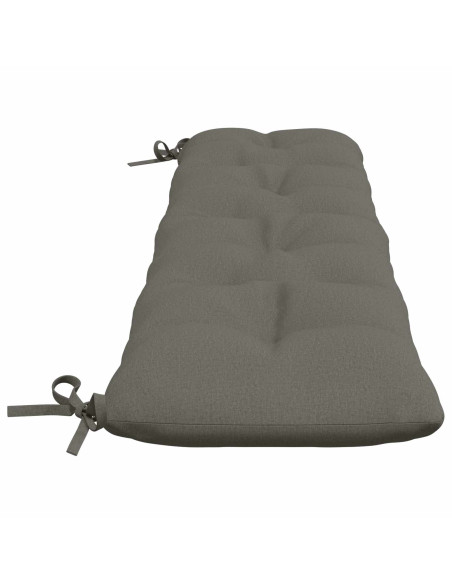 Cuscino per panchina VIANEN 100% Poliestere Grigio