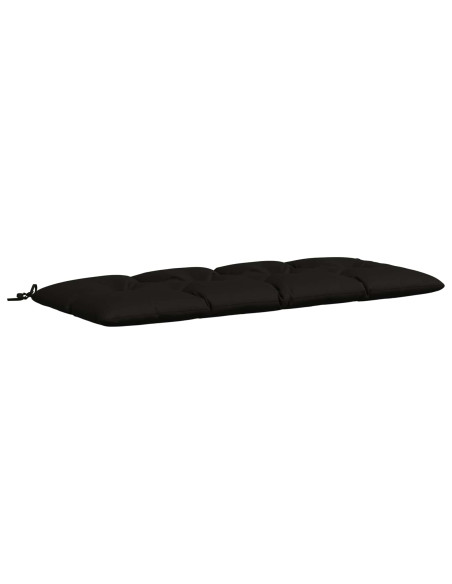 Cuscino per panchina VIANEN 100% Poliestere Nero