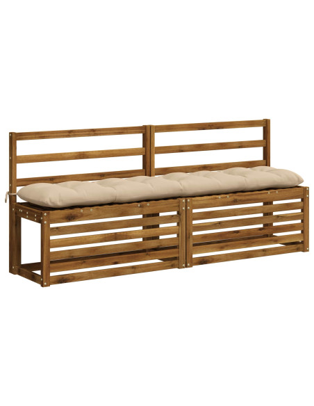 Cuscino per panchina VIANEN 100% Poliestere Crema