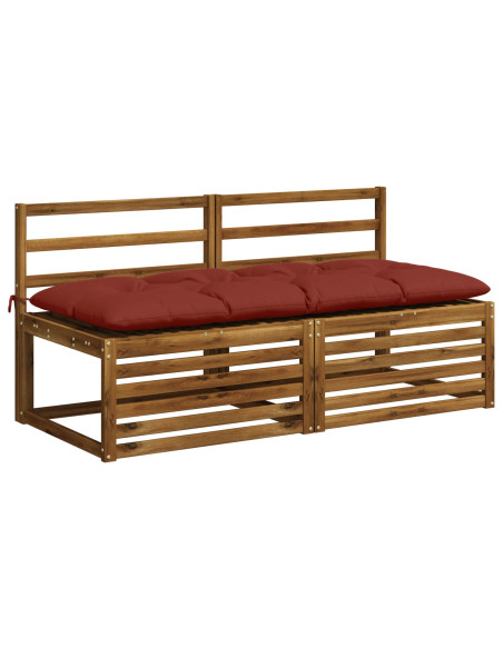 Cuscino per panchina VIANEN 100% Poliestere Rosso