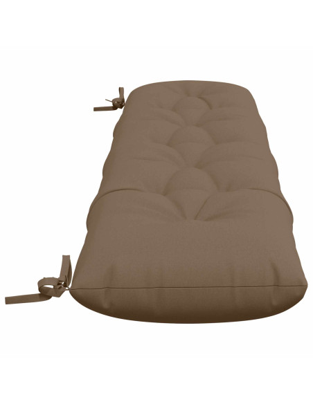 Cuscino per panchina VIANEN 100% Poliestere Tortora