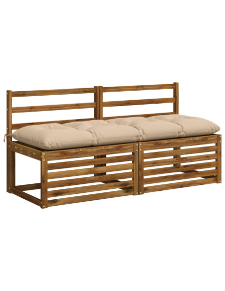 Cuscino per panchina VIANEN 100% Poliestere Crema