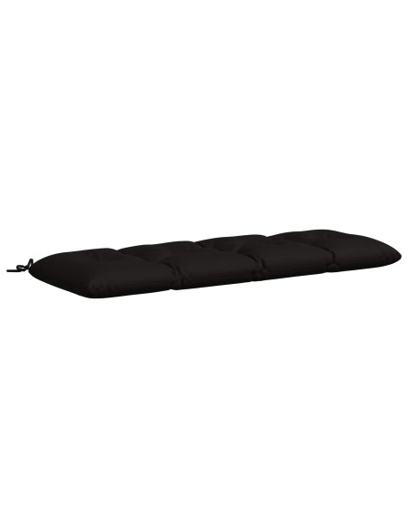 Cuscino per panchina VIANEN 100% Poliestere Nero