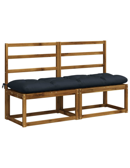 Cuscino per panchina VIANEN 100% Poliestere Blu Scuro
