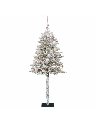 Albero di Natale Artificiale con Palline 150 cm 150 LED