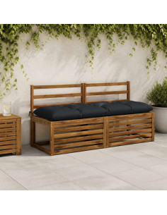 Cuscino per panchina VIANEN 100% Poliestere Blu Scuro
