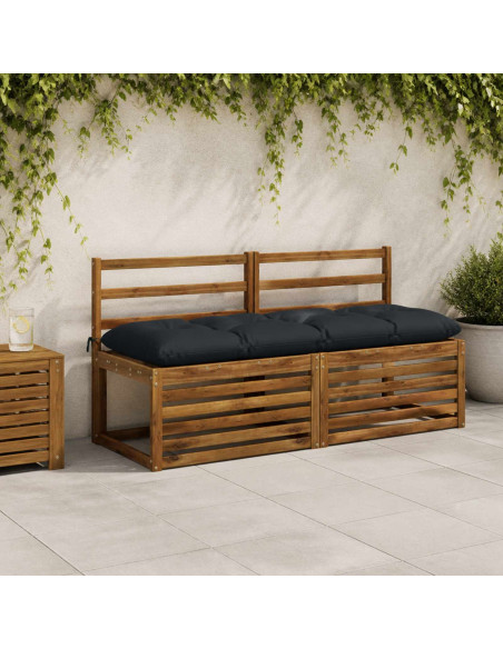 Cuscino per panchina VIANEN 100% Poliestere Blu Scuro