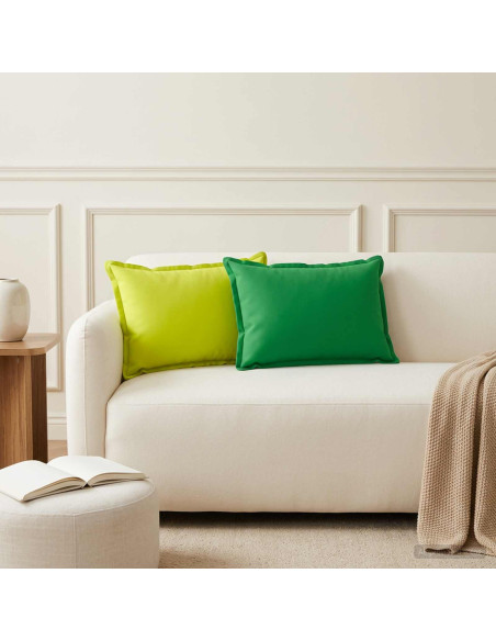 Cuscino con cuscino HOUTEN 2 pz Verde Poliestere
