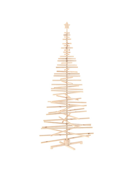 Albero di Natale in legno KOTKA 240 cm Legno Massello di Pino