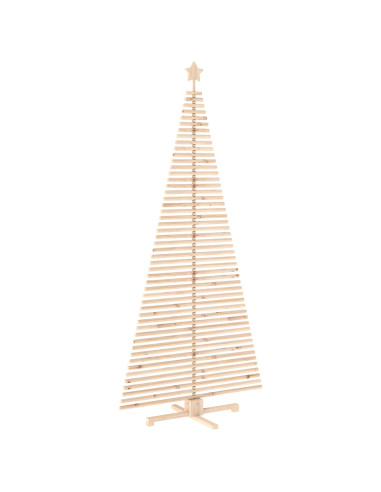 Albero di Natale in legno KOTKA 240 cm Legno Massello di Pino