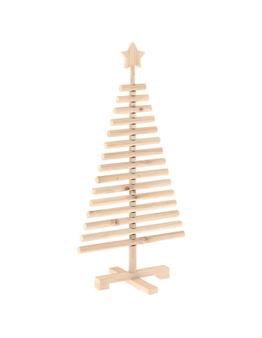 Albero di Natale in legno KOTKA 90 cm Legno Massello di Pino