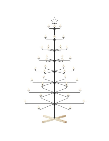 Albero di Natale in Metallo con Supporto KUOPIO 210 cm