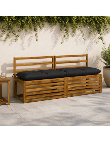 Cuscino per panchina VIANEN 100% Poliestere Blu Scuro