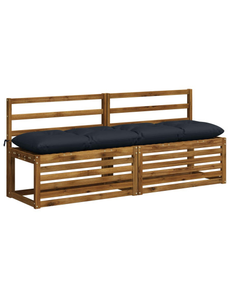 Cuscino per panchina VIANEN 100% Poliestere Blu Scuro