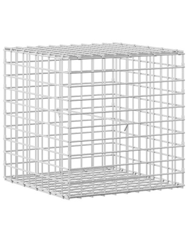 Gabione con filo da 5 mm e rete da 5x5 cm 50x50x50 cm