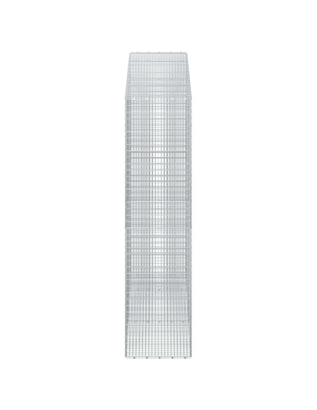 Gabione con Filo da 5 mm e Rete da 5x2,5 cm 250x50x200 cm