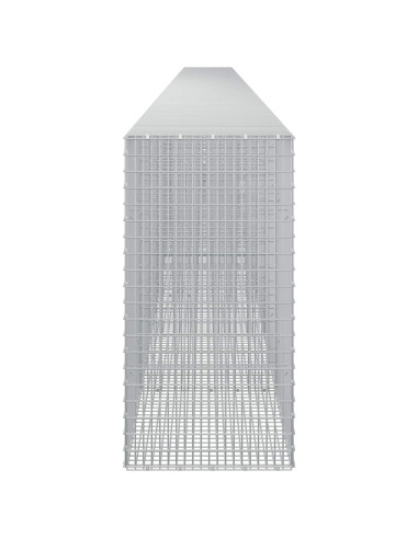 Gabione con Filo da 5 mm e Rete da 5x2,5 cm 1100x50x100 cm