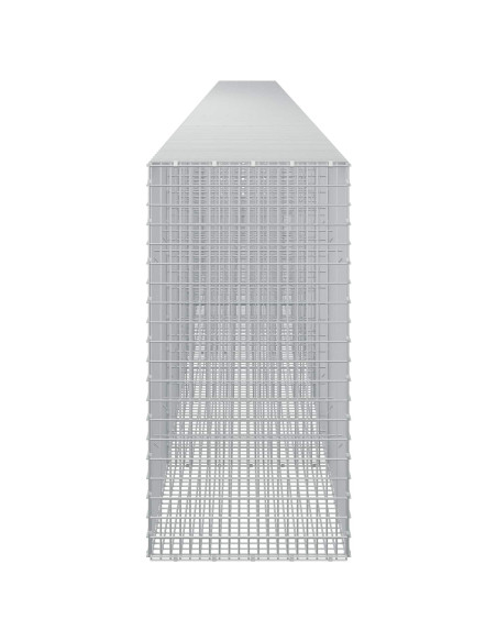Gabione con Filo da 5 mm e Rete da 5x2,5 cm 1100x50x100 cm