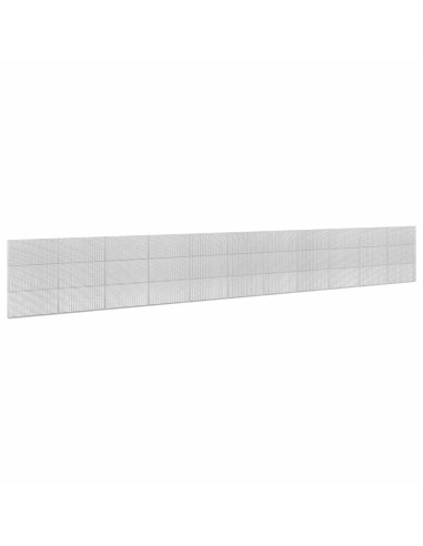 Gabione con Filo da 5 mm e Rete da 5x2,5 cm 1100x10x150 cm
