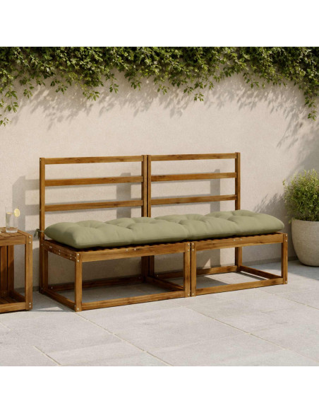 Cuscino per panchina VIANEN 100% Poliestere Verde chiaro