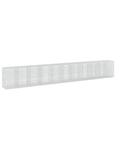 Gabione con Filo da 5 mm e Rete da 5x10 cm 1050x100x150 cm 2