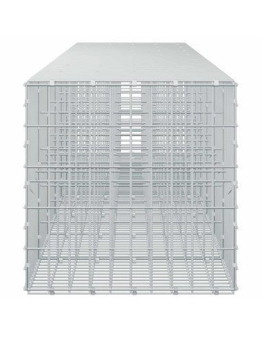 Gabione con Filo da 5 mm e Rete da 5x10 cm 750x50x50 cm